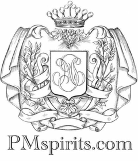 PMS PMSPIRITS.COM Logo (USPTO, 03/16/2016)