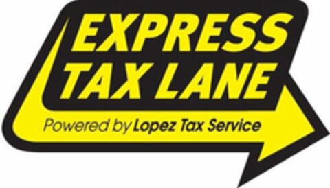 EXPRESS TAX LANE POWERED BY LOPEZ TAX SERVICE Logo (USPTO, 20.10.2016)