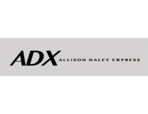 ADX ALLISON DALEY EXPRESS Logo (USPTO, 11/10/2016)