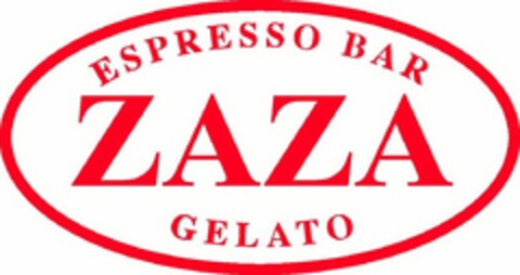 ZAZA ESPRESSO BAR GELATO Logo (USPTO, 24.02.2017)