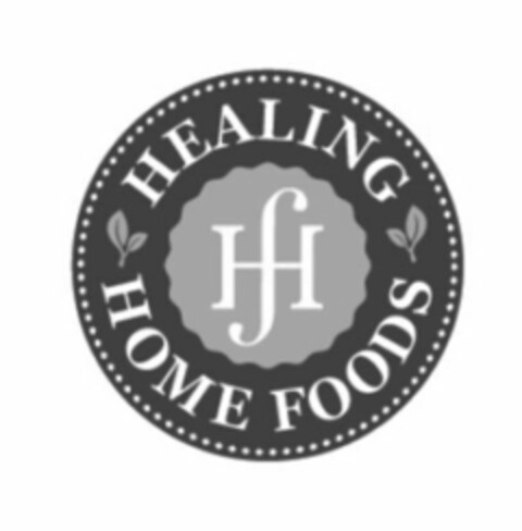 HF HEALING HOME FOODS Logo (USPTO, 24.05.2017)