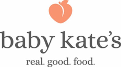 BABY KATE'S REAL. GOOD. FOOD. Logo (USPTO, 07.06.2017)