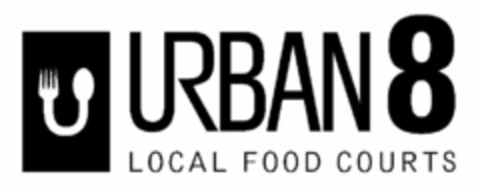 URBAN 8 LOCAL FOOD COURTS Logo (USPTO, 27.07.2017)