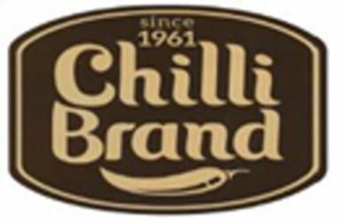 SINCE 1961 CHILLI BRAND Logo (USPTO, 08/24/2017)
