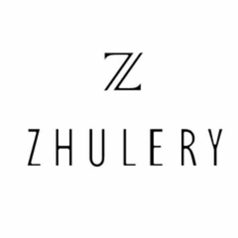 Z ZHULERY Logo (USPTO, 12/29/2017)