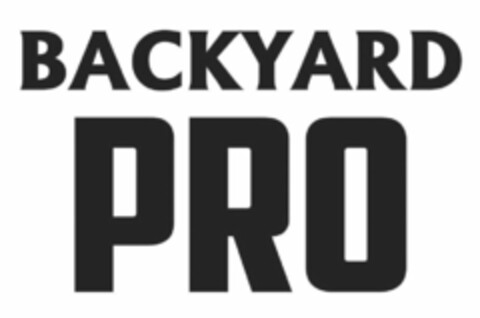BACKYARD PRO Logo (USPTO, 29.08.2018)