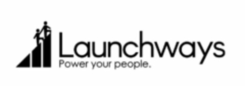 LAUNCHWAYS POWER YOUR PEOPLE. Logo (USPTO, 13.02.2019)