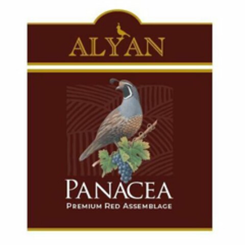 PANACEA ALYAN PREMIUM RED ASSEMBLAGE Logo (USPTO, 05/20/2019)