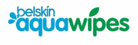 BELSKIN AQUAWIPES Logo (USPTO, 06/20/2019)
