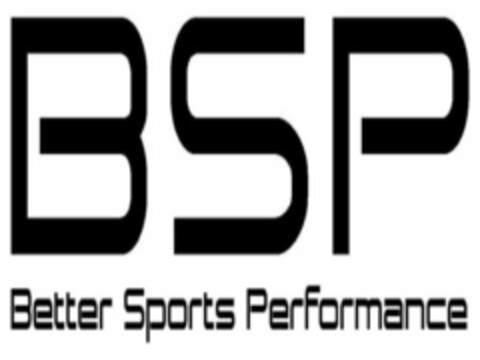 BSP BETTER SPORTS PERFORMANCE Logo (USPTO, 19.07.2019)