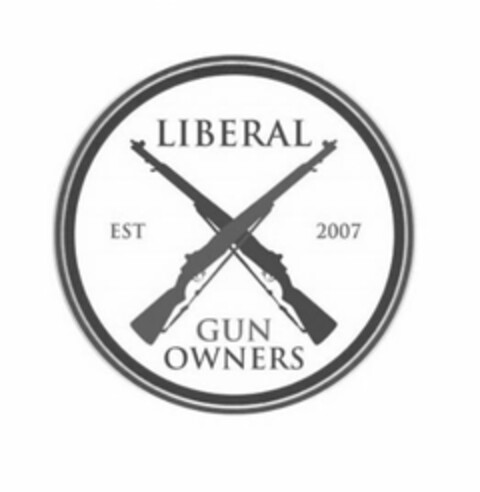 LIBERAL GUN OWNERS EST 2007 Logo (USPTO, 06.05.2020)