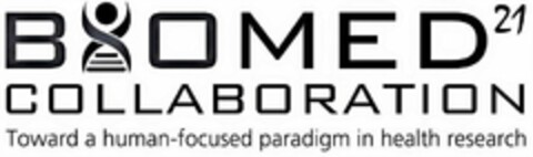 BIOMED21 COLLABORATION TOWARD A HUMAN-FOCUSED PARADIGM IN HEALTH RESEARCH Logo (USPTO, 13.05.2020)