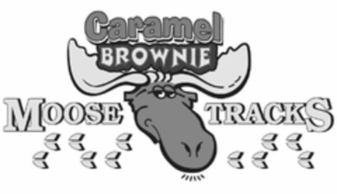 CARAMEL BROWNIE MOOSE TRACKS Logo (USPTO, 08.06.2020)