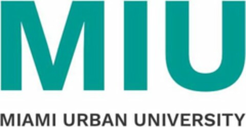 MIU MIAMI URBAN UNIVERSITY Logo (USPTO, 07.07.2020)