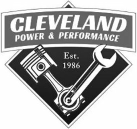 CLEVELAND POWER & PERFORMANCE EST. 1986 Logo (USPTO, 08/10/2020)