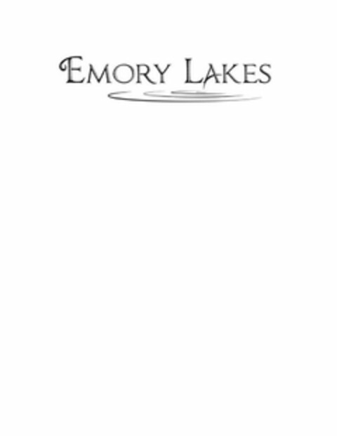 EMORY LAKES Logo (USPTO, 18.09.2020)