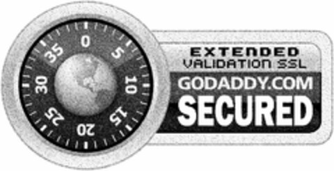 EXTENDED VALIDATION SSL GODADDY.COM SECURED Logo (USPTO, 30.01.2009)