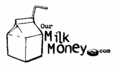 OUR MILK MONEY $ COM Logo (USPTO, 19.03.2010)