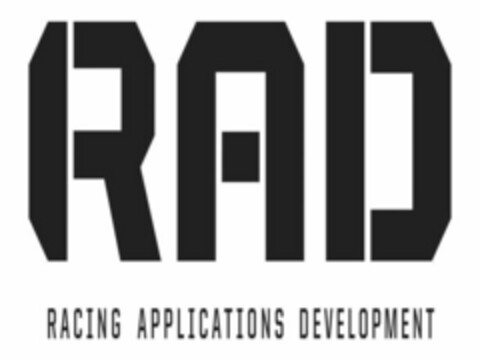 RAD RACING APPLICATIONS DEVELOPMENT Logo (USPTO, 17.06.2010)