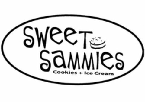 SWEET SAMMIES COOKIES + ICE CREAM Logo (USPTO, 06.07.2010)