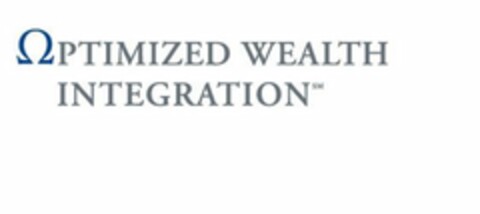 OPTIMIZED WEALTH INTEGRATION Logo (USPTO, 18.10.2010)