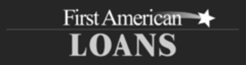 FIRST AMERICAN LOANS Logo (USPTO, 01/19/2012)