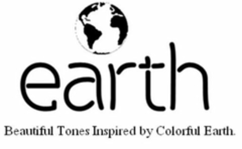 EARTH BEAUTIFUL TONES INSPIRED BY COLORFUL EARTH. Logo (USPTO, 10.04.2012)