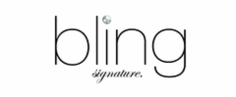 BLING SIGNATURE. Logo (USPTO, 16.05.2012)