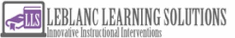 LEBLANC LEARNING SOLUTIONS INNOVATIVE INSTRUCTIONAL INTERVENTIONS Logo (USPTO, 10.06.2013)