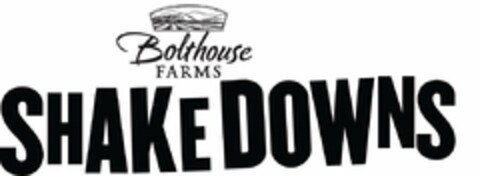 BOLTHOUSE FARMS SHAKEDOWNS Logo (USPTO, 15.08.2013)