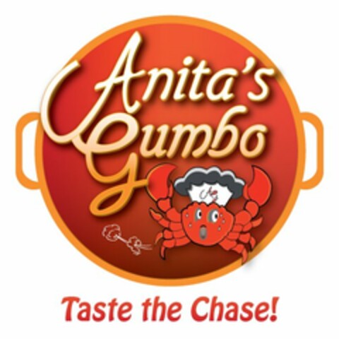 ANITA'S GUMBO TASTE THE CHASE! Logo (USPTO, 29.04.2014)