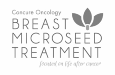 CONCURE ONCOLOGY BREAST MICROSEED TREATMENT FOCUSED ON LIFE AFTER CANCER Logo (USPTO, 28.10.2014)