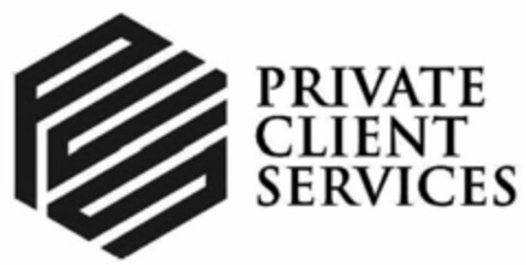 PCS PRIVATE CLIENT SERVICES Logo (USPTO, 30.03.2015)