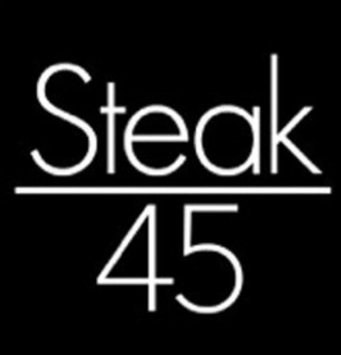 STEAK 45 Logo (USPTO, 09/03/2015)