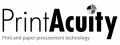 PRINTACUITY PRINT AND PAPER PROCUREMENT TECHNOLOGY Logo (USPTO, 02/03/2016)