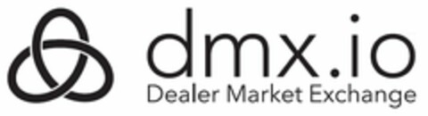 DMX.IO DEALER MARKET EXCHANGE Logo (USPTO, 10/10/2016)