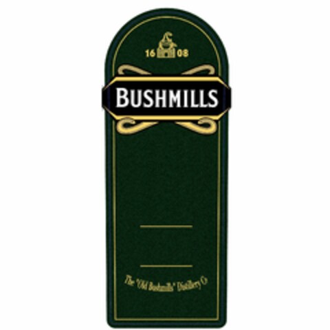 OLD BUSHMILLS BUSHMILLS 1608 THE "OLD BUSHMILLS" DISTILLERY CO. Logo (USPTO, 19.10.2016)