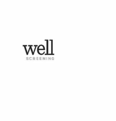 WELL SCREENING Logo (USPTO, 01/13/2017)