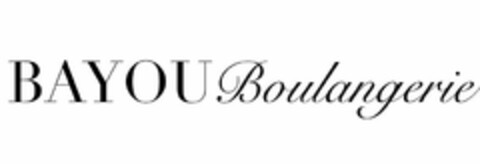 BAYOU BOULANGERIE Logo (USPTO, 03/07/2017)