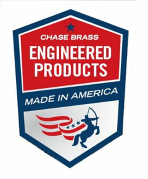 CHASE BRASS ENGINEERED PRODUCTS MADE INAMERICA Logo (USPTO, 05/11/2017)