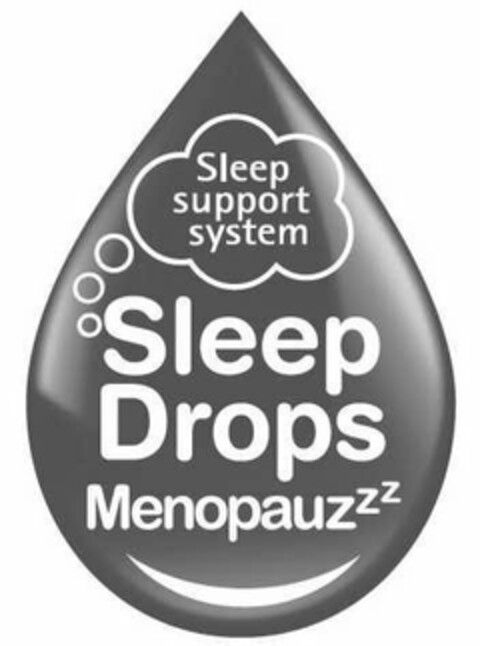 SLEEP SUPPORT SYSTEM SLEEP DROPS MENOPAUZZZ Logo (USPTO, 30.10.2017)