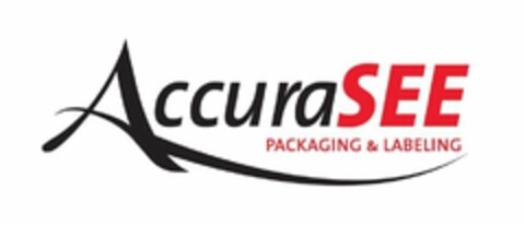 ACCURASEE PACKAGING & LABELING Logo (USPTO, 01/16/2018)