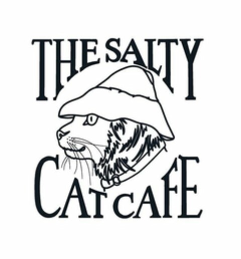 THE SALTY CAT CAFE Logo (USPTO, 04/04/2018)