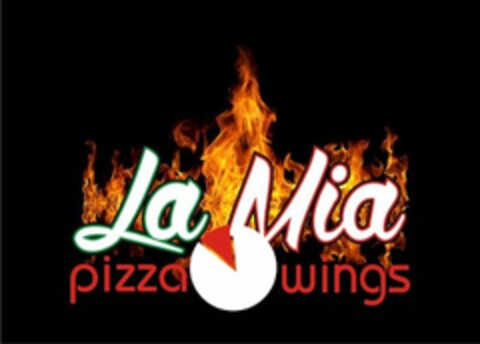 LA MIA PIZZA & WINGS Logo (USPTO, 25.06.2018)