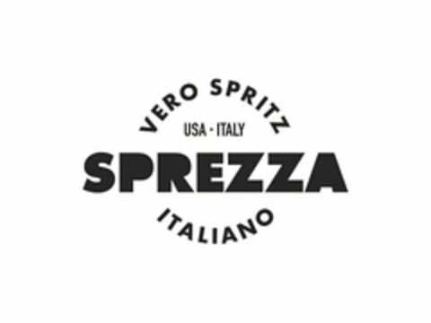 SPREZZA VERO SPRITZ ITALIANO USA ITALY Logo (USPTO, 28.09.2018)