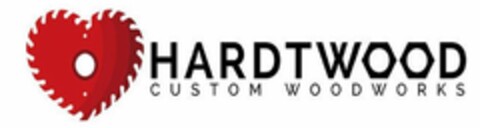 HARDTWOOD CUSTOM WOODWORKS Logo (USPTO, 01/16/2019)