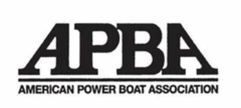 APBA AMERICAN POWER BOAT ASSOCIATION Logo (USPTO, 30.01.2019)