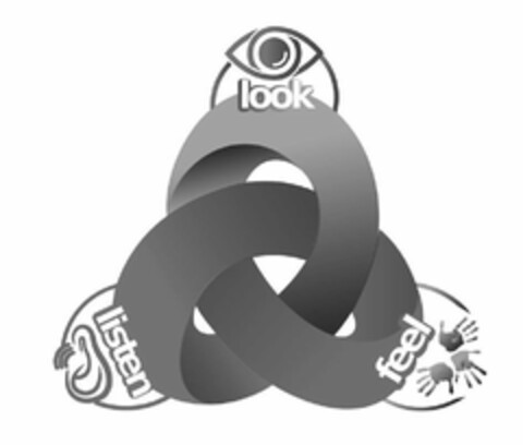 LOOK LISTEN FEEL Logo (USPTO, 08.05.2020)