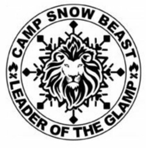 CAMP SNOW BEAST LEADER OF THE GLAMP Logo (USPTO, 14.07.2020)