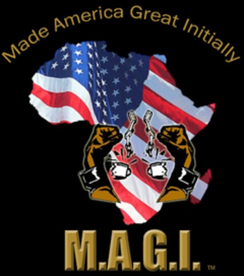 MADE AMERICA GREAT INITIALLY M.A.G.I. Logo (USPTO, 14.09.2020)